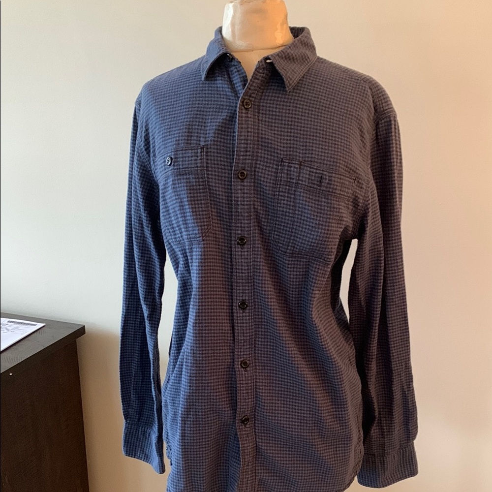 Men's Blue Checkered Shirt